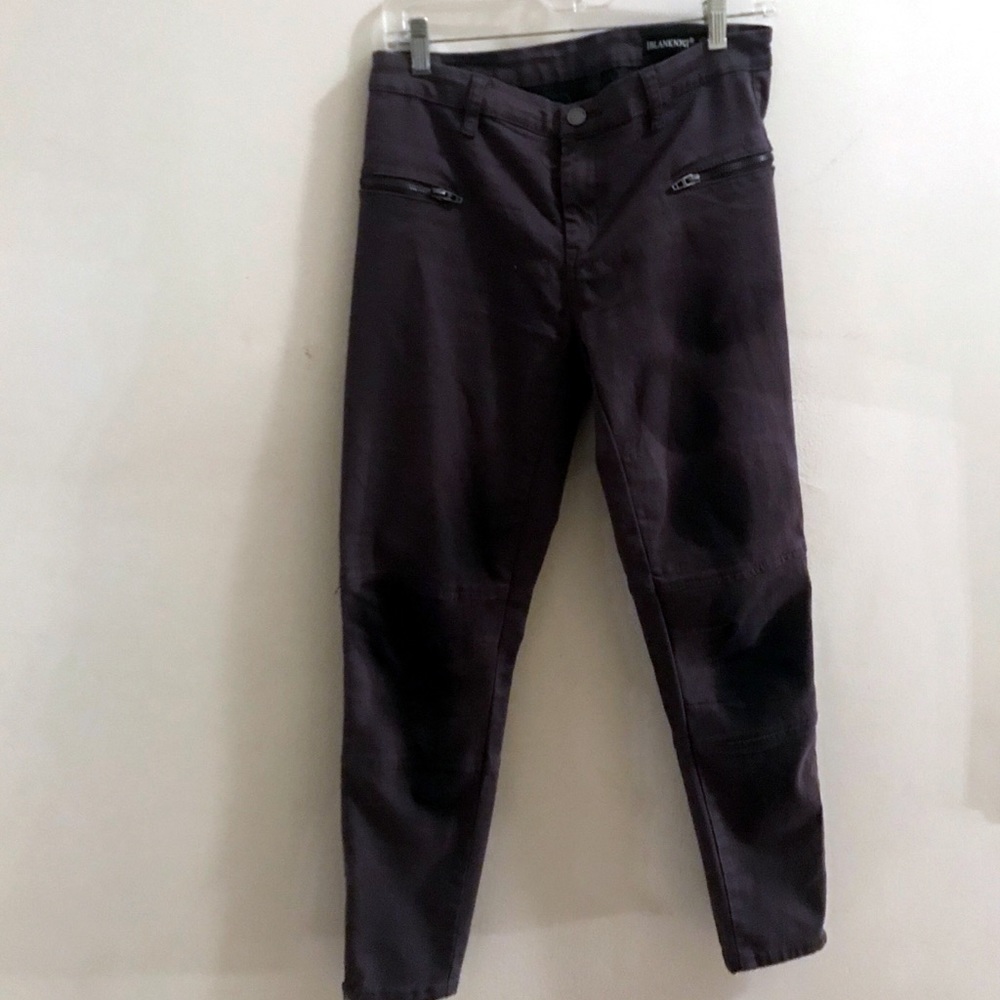 Blank NYC cropped moto pants